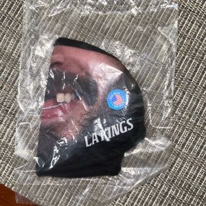 DREW DOUGHTY Los Angeles Kings NHL 1000 Game Hockey LA Facemask Face Cloth MASK